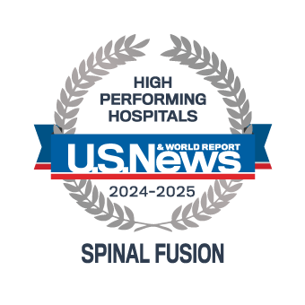 US News High Performing Spinal Fusion (Surgery) award #17
