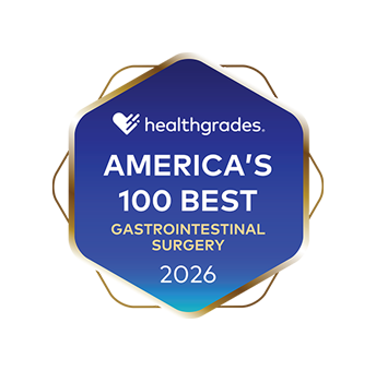 Healthgrades America's 100 Best Gastrointestinal Surgery 2026 award #19